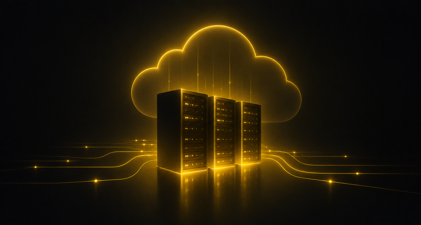 Visualisierung von Servern und Cloud-Hosting